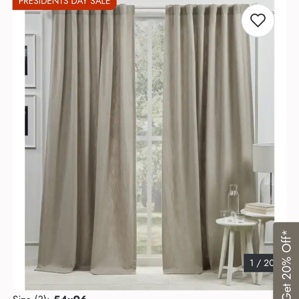 Ralph Lauren Vienna Latte Curtains #2